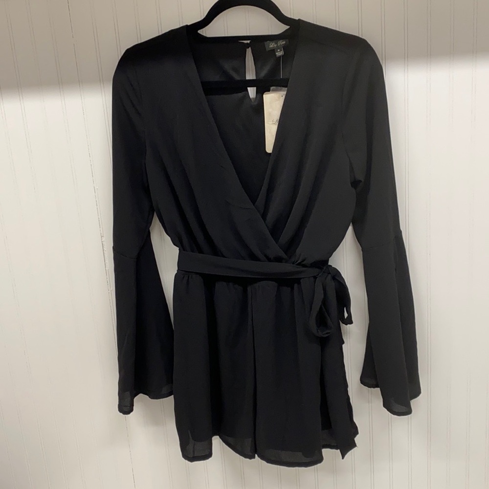 Lily Rose Black Romper